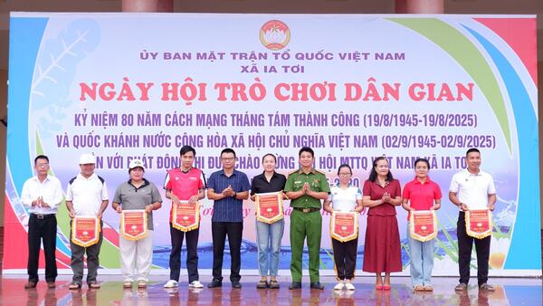 Ngày hội trò chơi dân gian nhân kỷ niệm 80 năm Cách mạng tháng Tám và Quốc khánh 02/9 gắn với phát động thi đua chào mừng Đại hội MTTQ Việt Nam xã Ia Tơi lần thứ I, nhiệm kỳ 2025-2030