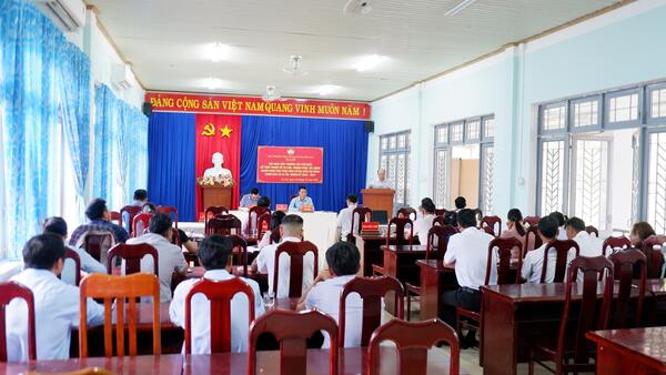 Hội nghị hiệp thương lần thứ nhất thỏa thuận về cơ cấu, thành phần, số lượng người ứng cử đại biểu HĐND xã, nhiệm kỳ 2026-2031