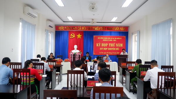 Kỳ họp lần thứ 5 HĐND xã khoá IV, nhiệm kỳ 2026 - 2031