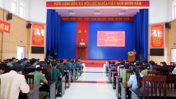 Hội nghị tập huấn công tác phòng, chống khủng bố và tài trợ khủng bố năm 2026