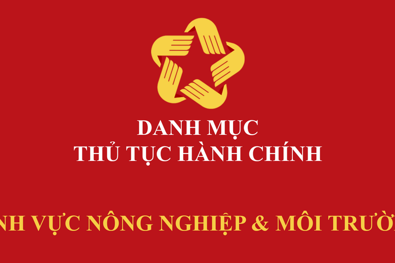 Lĩnh vực Nông nghiệp và Môi trường