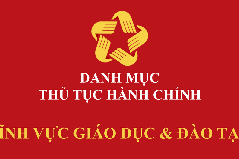 Lĩnh vực Giáo dục và Đào tạo